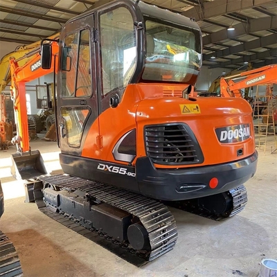 중고용 Doosan DX55-9C 하이드로릭 크롤러 엑버