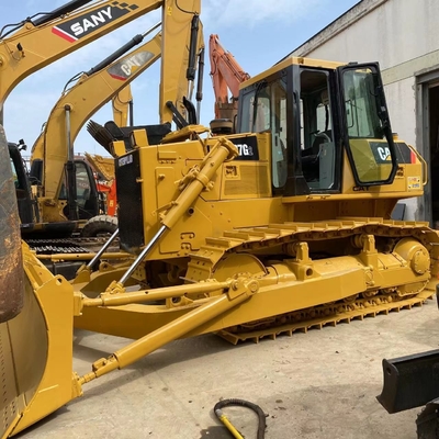 노란색 사용 된 Caterpillar D7G2 볼도저 다른 버킷 용량으로 프로모션