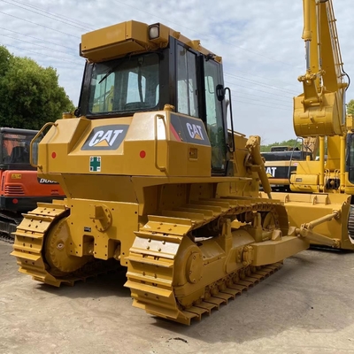 노란색 사용 된 Caterpillar D7G2 볼도저 다른 버킷 용량으로 프로모션