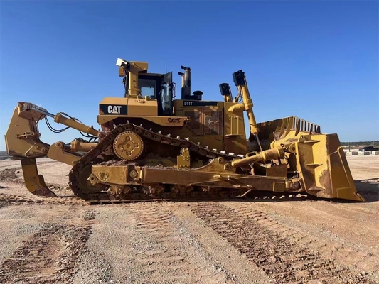 인쇄소 일본 내 수압 크롤러 볼도저 사용 된 Caterpillar Cat D11T 볼도저