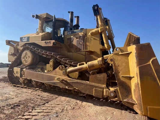 인쇄소 일본 내 수압 크롤러 볼도저 사용 된 Caterpillar Cat D11T 볼도저