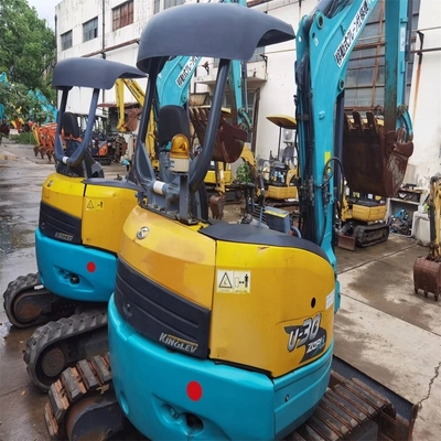 사용 된 일본 KUBOTA U30 발굴기 원형 수압 크롤러 발굴기 좋은 상태