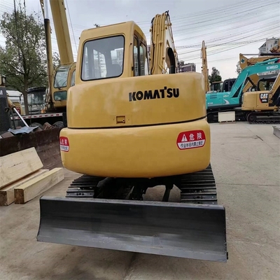 6000 KG 코마쓰 PC60 원형 수압 펌프와 함께 중고용 크롤러 덱거 발굴기