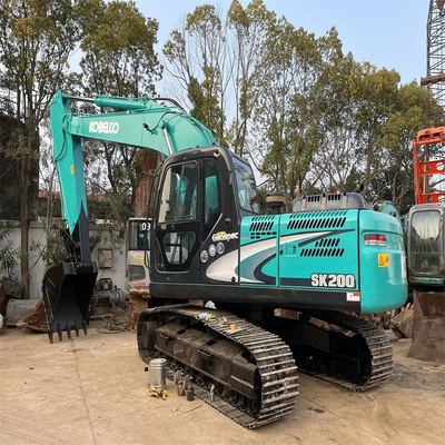 일본에서 사용 된 중고 Kobelco SK200-8 발굴기 20톤 건설 크롤러 기계