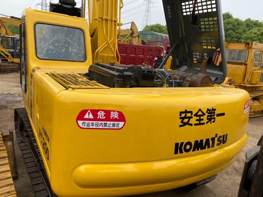 첨단 수압 시스템과 함께 사용 된 코마쓰 PC200-6 발굴기 19400 KG 기계 무게