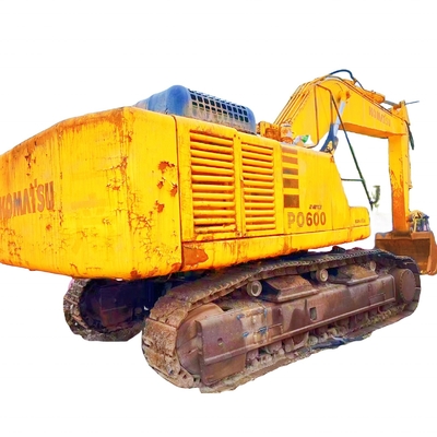 사용 된 KOMATSU PC600 발굴기 근로시간이 낮고 우수한 상태