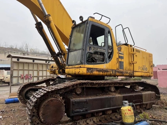 사용 된 KOMATSU PC600 발굴기 근로시간이 낮고 우수한 상태