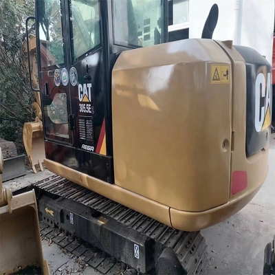 사용 된 CAT 305.5E2 미니 디거 오리지널 엔진 5400 KG의 수압 크롤러 발굴기