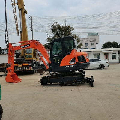 가장 좋은 Doosan Dx60 수압 발굴기 낮은 작업 시간 및 6TON 운영 무게