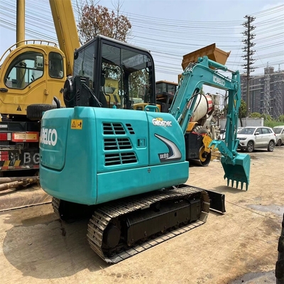 사용 된 Kobelco SK60 발굴기 파이프 라인 건설을 위해 우수한 상태