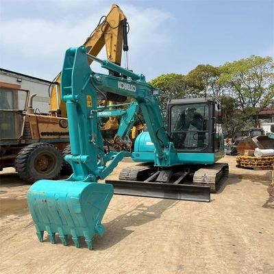 사용 된 Kobelco SK60 발굴기 파이프 라인 건설을 위해 우수한 상태