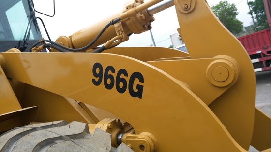 CAT 966G 사용 된 발굴기 일본 원본 195KW 15톤 운영 무게 좋은 상태