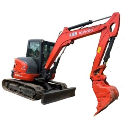 6톤 KUBOTA KX163 작업시간이 낮고 일본 오리지널 수압 펌프