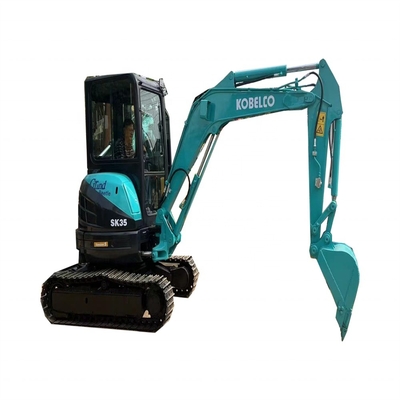 좋은 상태의 Kobelco SK35 수압 크롤러 파고기 3.5TON 운영 무게