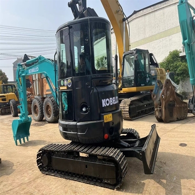 좋은 상태의 Kobelco SK35 수압 크롤러 파고기 3.5TON 운영 무게