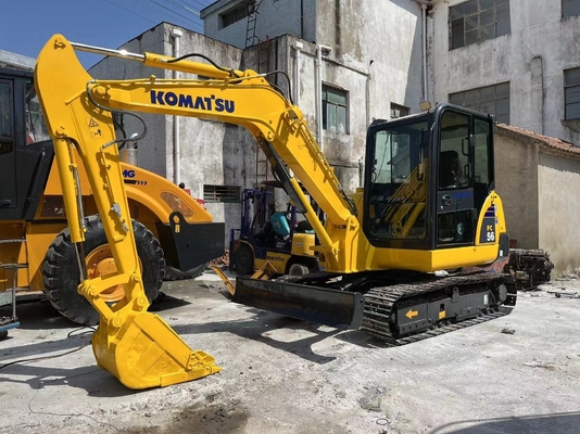 CAT 수압 펌프 일본 EPA 엔진 pc6 원본 페인트와 일본 사용 된 발굴기