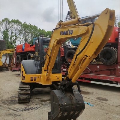 원본 일본 엔진과 다른 수압 펌프와 함께 KOMATSU PC55MR 크롤러 발굴기