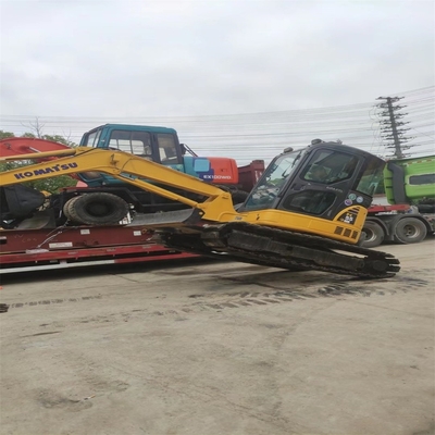 원본 일본 엔진과 다른 수압 펌프와 함께 KOMATSU PC55MR 크롤러 발굴기