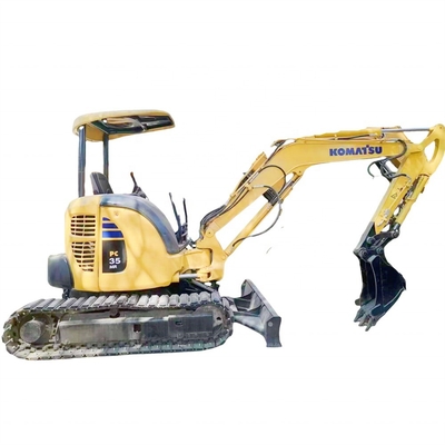 원색 사용된 KOMATSU PC35 크롤러 발굴기 다기능 3500 KG 고품질