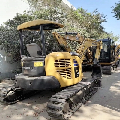 원색 사용된 KOMATSU PC35 크롤러 발굴기 다기능 3500 KG 고품질