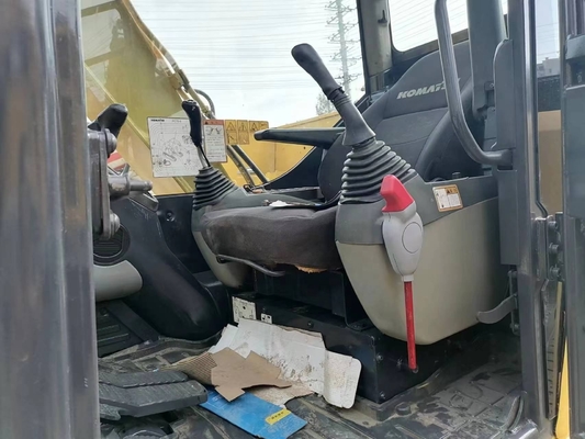 노란색 KOMATSU PC70 발굴기 크롤러 7톤 지동 발굴기 수압 밸브