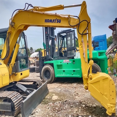 사용된 KOMATSU PC78US 7톤 소형 수압 크롤러 발굴기 잘 작동