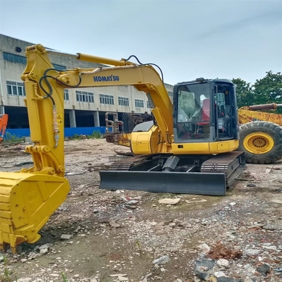 사용된 KOMATSU PC78US 7톤 소형 수압 크롤러 발굴기 잘 작동