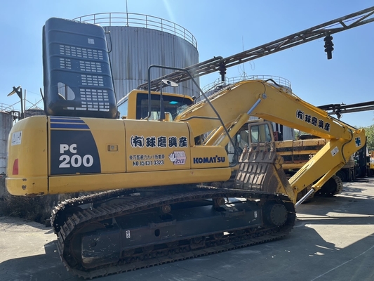 원본 일본 건설 기계 KOMATSU PC200 발굴기 20톤 크롤러 체인 엑거