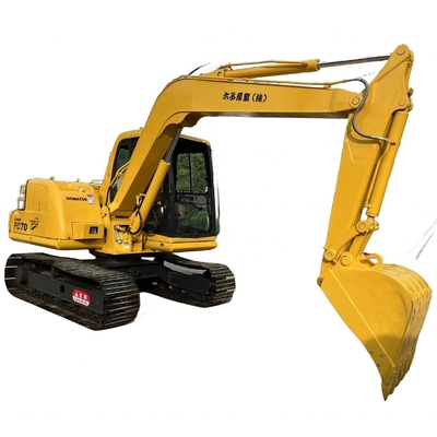 KOMATSU PC70 크롤러 머신 7톤 수압 장비 건설 부러기 기계