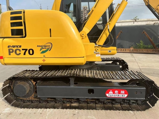 KOMATSU PC70 크롤러 머신 7톤 수압 장비 건설 부러기 기계
