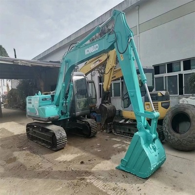 원래 색상 Kobelco SK140 발굴기 Kobelco 수압 크롤러 사용 된 발굴기