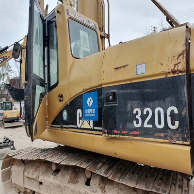 우수한 작업 조건 사용 된 발굴기 Caterpillar 320C 원본 CAT 엔진