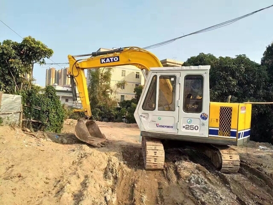 25TON 수압 크롤러 사용 된 발굴기 원본 KATO HD250