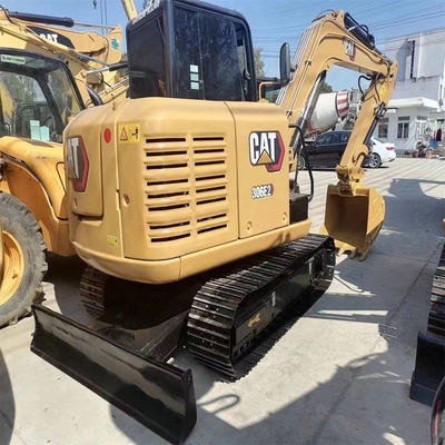 작은 6톤 사용 된 발굴기 CAT 306E2 수압 크롤러 발굴기 작동 무게 6톤