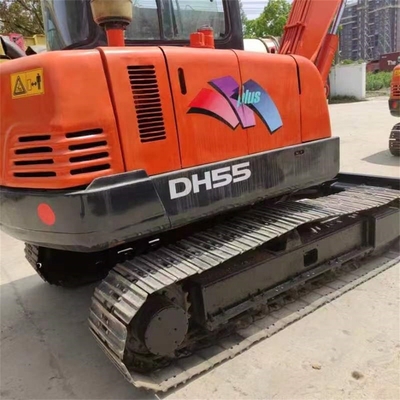 원본 Doosan DH55 발굴기 0.3M3 버킷 용량 및 5.5TON 운영 무게