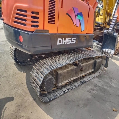 중고용 Doosan DH55 40KW 크롤러 발굴기 사용 된 수압 발굴기