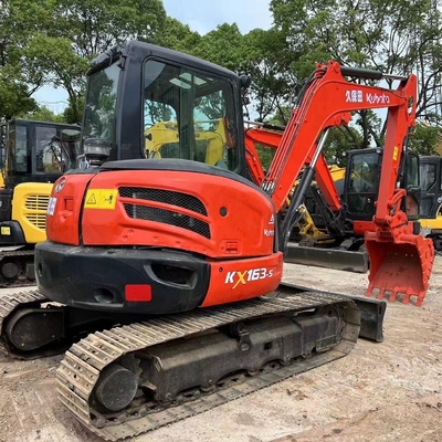 일본 오리지널 KUBOTA KX163 미니 발굴기 6톤 크롤러 건설 기계