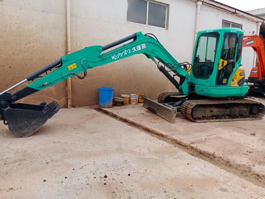 사용된 KUBOTA KX161 6톤 미니 발굴기 0.21M3 버킷 용량과 39KW