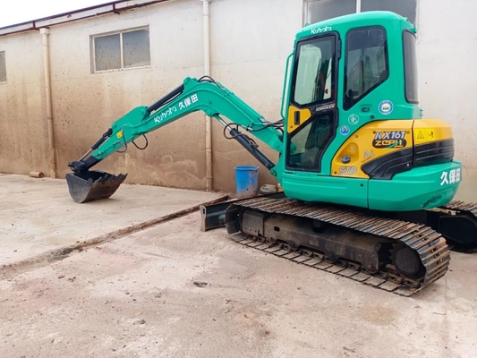 사용된 KUBOTA KX161 6톤 미니 발굴기 0.21M3 버킷 용량과 39KW