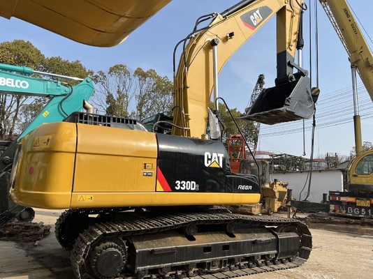 원본 색상 CAT 330D2 크롤러 수압 발굴기 기계