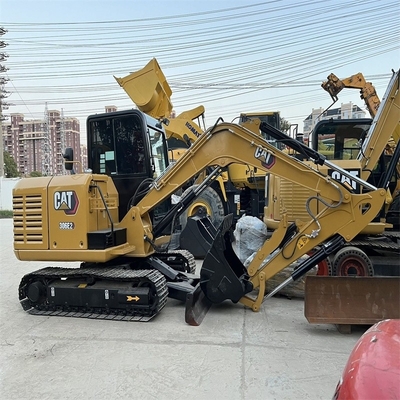다기능 크롤러 발굴기 Caterpillar 306e2 일본에서 낮은 근무 시간