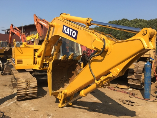 원래 색상과 건설 기계와 함께 KATO HD-450 수압 크롤러 발굴기