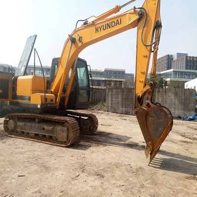우수한 상태 원래 색 HYUNDAI 11톤 110-7 사용 된 크롤러 버킷 발굴기
