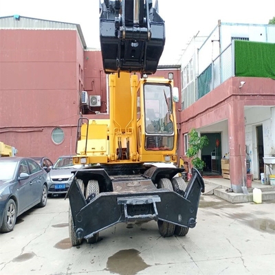 15 톤 사용 된 현대 바퀴 발굴기 150W 원색과 수압 밸브 다른