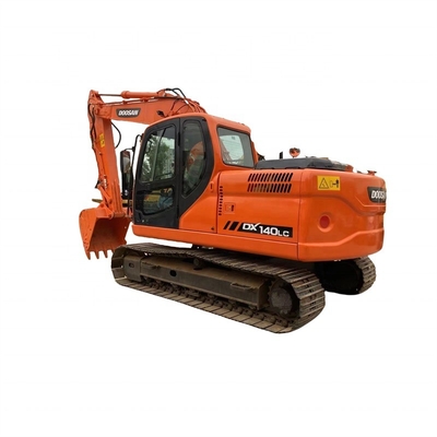 사용 된 Doosan DX140LC 발굴기 수압 크롤러 중국 중고 발굴기