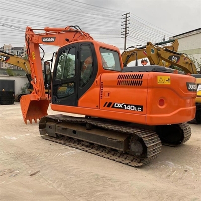사용 된 Doosan DX140LC 발굴기 수압 크롤러 중국 중고 발굴기