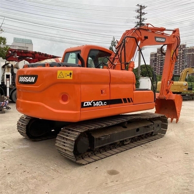 사용 된 Doosan DX140LC 발굴기 수압 크롤러 중국 중고 발굴기