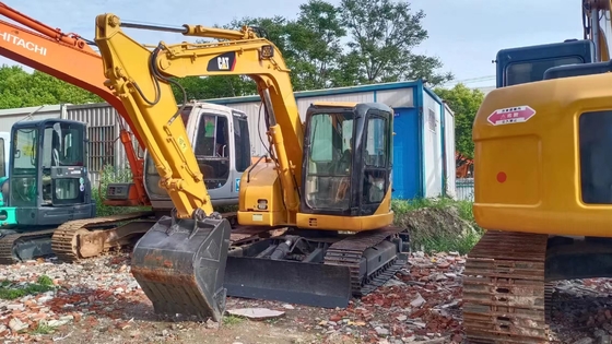 CAT 308C 발굴기 8000kg 기계 무게에 사용 된 수압 건설 발굴기