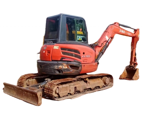 우수한 상태 KUBOTA KX155-5 원본 일본 수압 시스템으로 발굴기