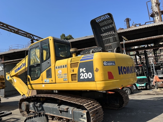 123.2kw 작동 무게 중고 코마쓰 PC200-20 톤 크롤러 발굴기